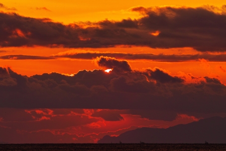 Bright Sunset Clouds - Nature, Sky, Clouds, Sunsets