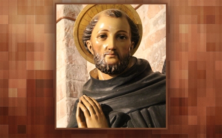 Saint Francis - monk, saint, francis, sculpture