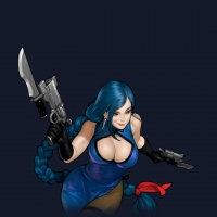 Hyper Universe - Blue Rose