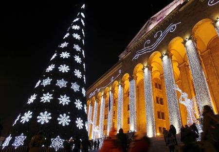 Parliament Building In Tbilisi Georga - places, photography