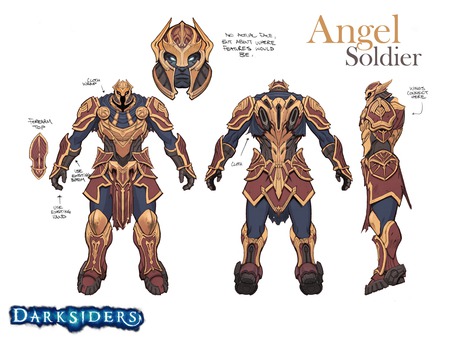 Angel Soilder  - darksiders, thq