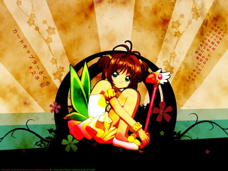 Card Captor Sakura - anime, sakura, girl, cute, card captor sakura, card