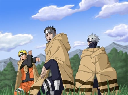 ready to go - naruto, kakashi, yamato