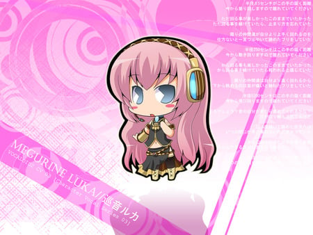 Meruime Luka.Wallpaper: - fun, girl, pink, music