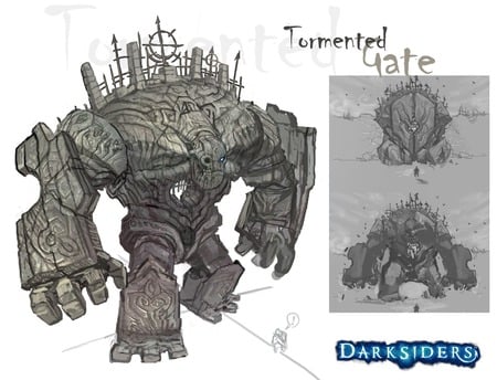 Tormented Gate - xbox 360, darksiders, gate, thq