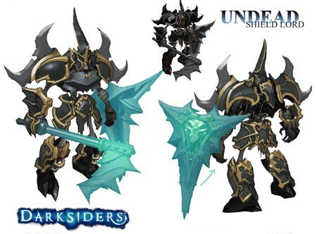 Undead Shield Lord - xbox 360, darksiders, thq