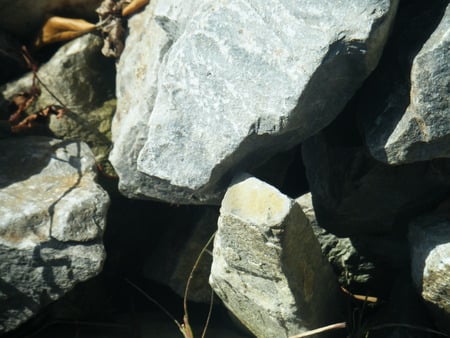 rocks in PA - falling rocks, nature, rocks