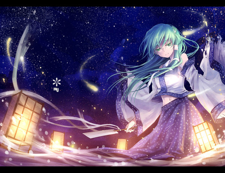 kochiya sanae - kochiya sanae, touhou