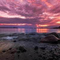 Coastal Beach Sunset