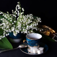 Coffee And Lily Of Valley