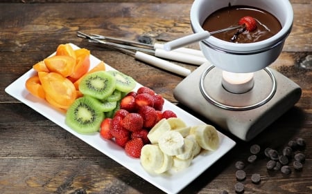 Fruits and Chocolate