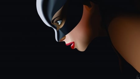 Catwoman - comics, fantasy, catwoman, profile, girl, movie, Hale Berry, actress