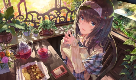 Girl - manga, anime, terumii, cookies, girl