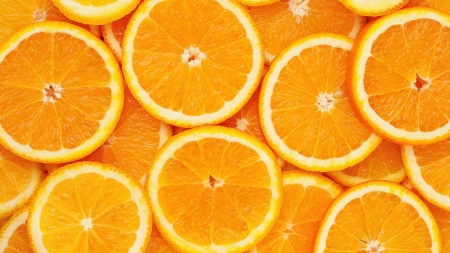 Orange slicest - skin, slice, summer, fruit, orange, texture, vara