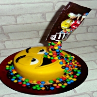 Candy Defying Gravity Cake