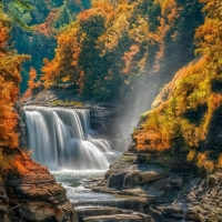 Canyon Waterfall New York