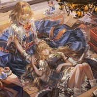 Alice Margatroid and Kirisame Marisa