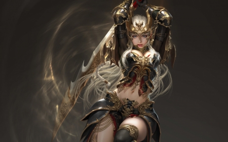 Fantasy girl - fantasy, goddess, girl, league of angels, luminos