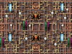 Steampunk pipes background-1