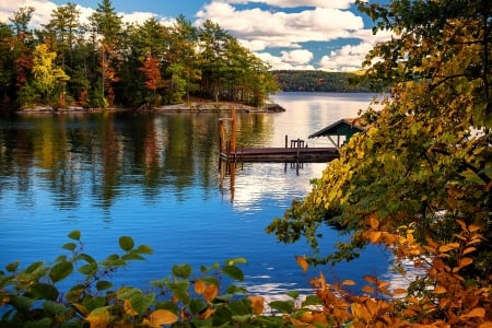 Lake George - nature, lake, george, forest