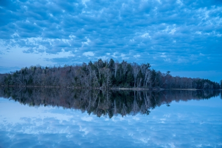 Lake and Reflections before Sunrise - Reflections, Lakes, Nature, Clouds