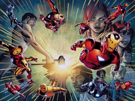 Iron Man - iron man, comics, superheroes, marvel