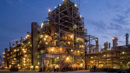 Chemical Plant - plant, building, chemical, industrial