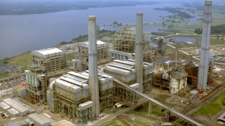 Coal-Fired Monticello Power Plant - building, coal-fired, industrial, plant, monticello, power