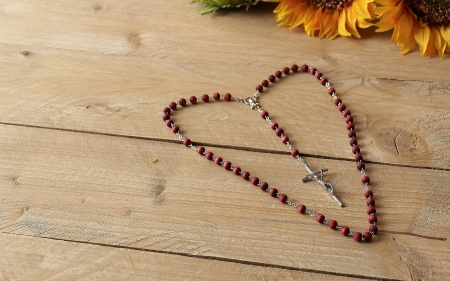 Heart of Rosary - prayer, christianity, rosary, heart