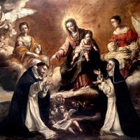 Mary Giving the Rosary