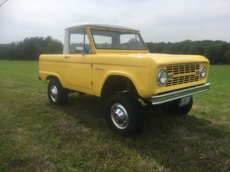 1966 Ford Bronco - Car, Ford, Pickup, Yellow, Off-road, Bronco