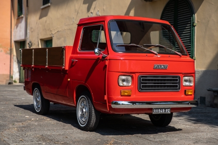 1977 Fiat 900 Coriasco Pickup - pickup, fiat, red, van, old-timer, coriasco, 900