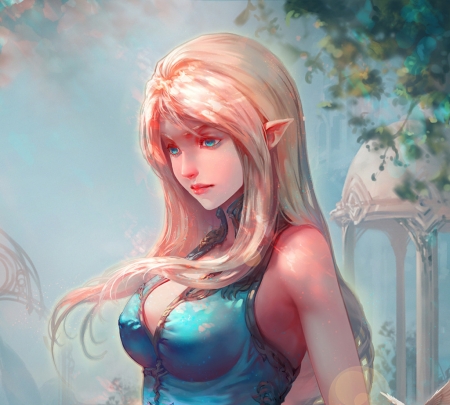 Elf girl - Fantasy & Abstract Background Wallpapers on 