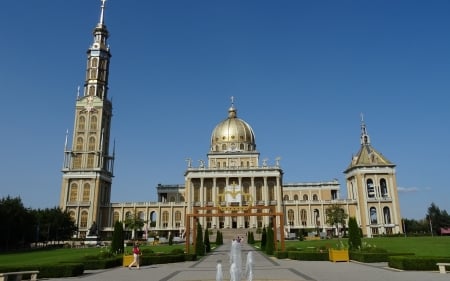 Sanctuary in Lichen, Poland - Lichen, sanctuary, basilica, Poland