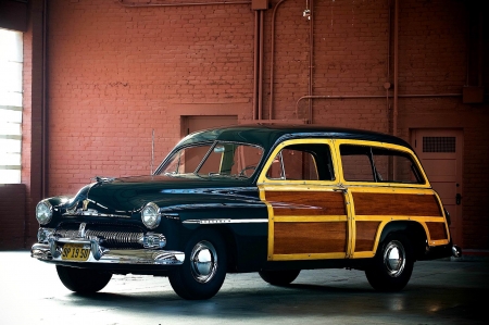 1950 Mercury Woodie Station Wagon - car, old-timer, mercury, woodie, station wagon