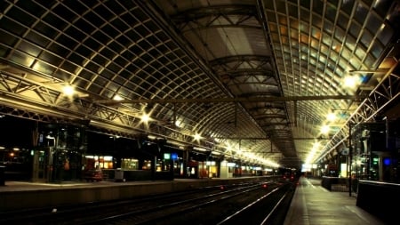 Amsterdam Central Station - central, station, building, amsterdam