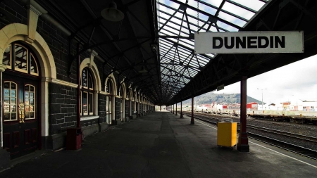 Dunedin Train Station - train, station, dunedin, building