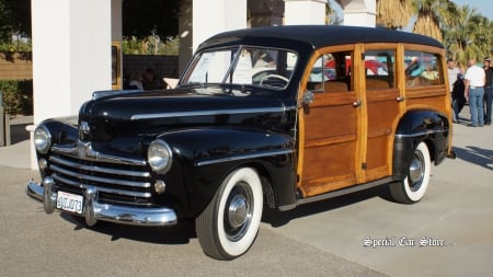 1947 Ford Woodie Wagon - Car, Ford, Woodie, Station Wagon, Wagon, Old-Timer