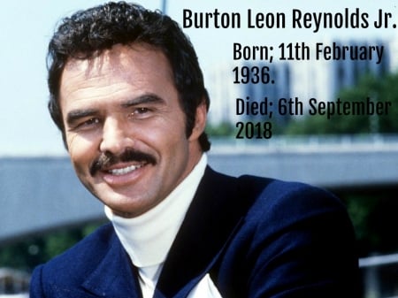 BURTON LEON REYNOLDS JR - REYNOLDS, IMAGE, ACTOR, BURT