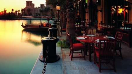 Romantic Outdoor Restaurant - building, restaurant, outdoor, romantic