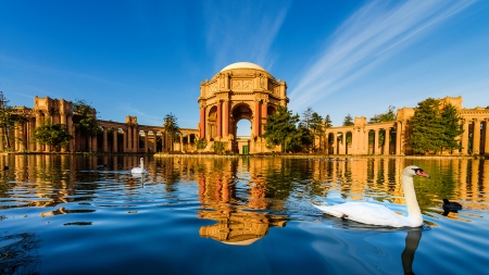 Palace of Fine Arts in San Francisco - building, fine arts, san francisco, palace