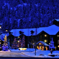 Christmastime at Hotel in Canada