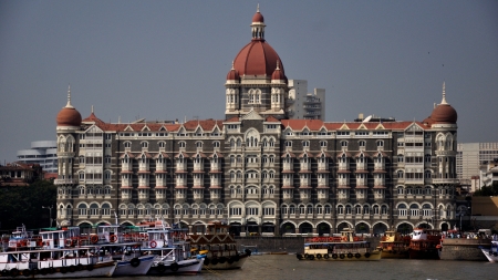 The Taj Mahal Palace Hotel - hotel, building, palace, taj mahal