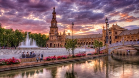 Royal Alcazar Palace in Seville, Spain - royal alcazar, palace, building, seville, spain