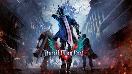 Devil May Cry 5 - digital art, 3d, Devil May Cry 5, video games