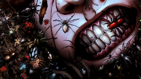 Creepy Crawly'S - spider, art, crawls, creepy