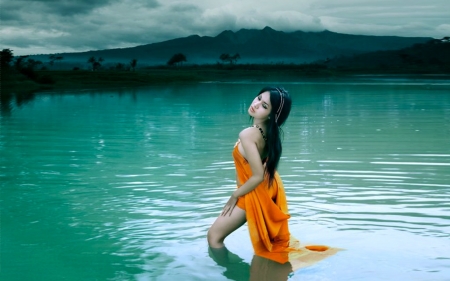 Model Wading in Water