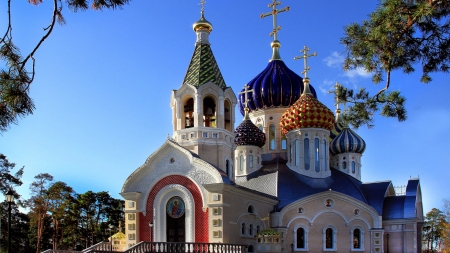 Church in Russia - building, church, russia, religious