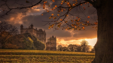 Castle in Wollaton Park in Nottingham, England - building, england, castle, nottingham, park, wollaton