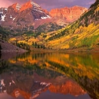 Mountain Reflection in the Lake